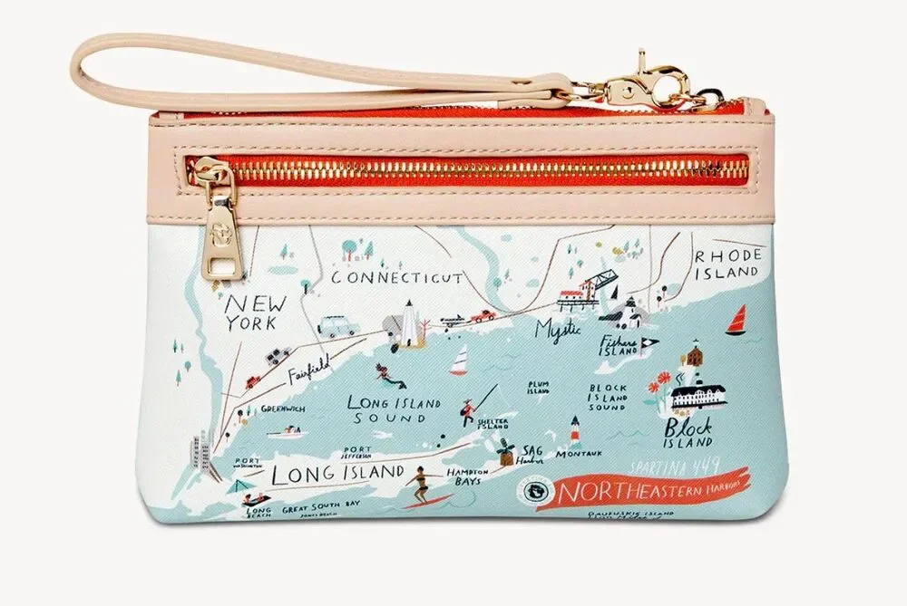 Spartina 449 Northeastern Harbors Scout Wristlet Wallet Style 964932